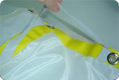 Tightening Elastic Band with Yellow Grip Panel